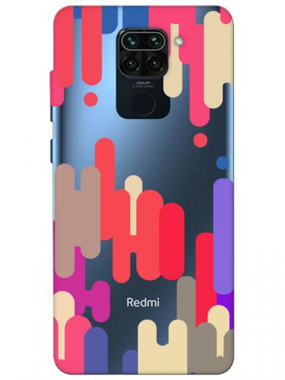 Redmi Note 9 Pop Art Şeffaf Telefon Kılıfı