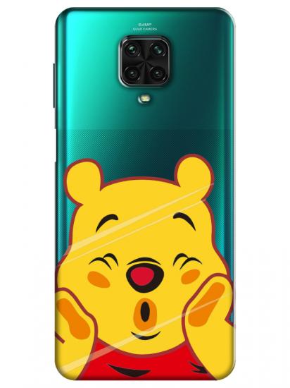 Redmi Note 9 Pro Winnie The Pooh Şeffaf Telefon Kılıfı