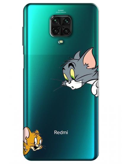 Redmi Note 9 Pro Tom And Jerry Şeffaf Telefon Kılıfı