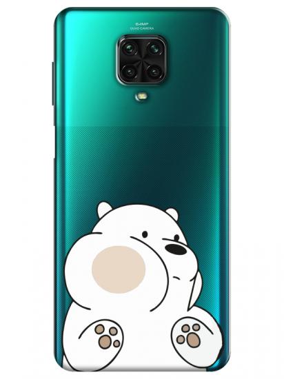 Redmi Note 9 Pro Panda Şeffaf Telefon Kılıfı