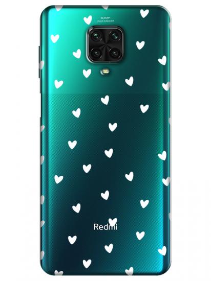 Redmi Note 9 Pro Minik Kalpler Şeffaf Telefon Kılıfı