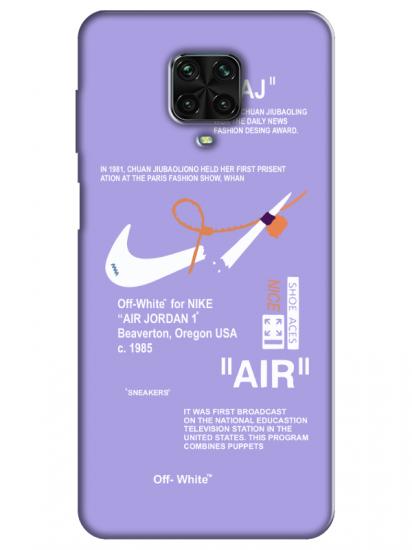 Redmi Note 9 Pro Nike Air Lila Telefon Kılıfı