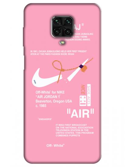 Redmi Note 9 Pro Nike Air Pembe Telefon Kılıfı