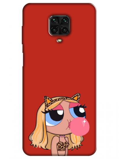 Redmi Note 9S Powerpuff Girls Kırmızı Telefon Kılıfı