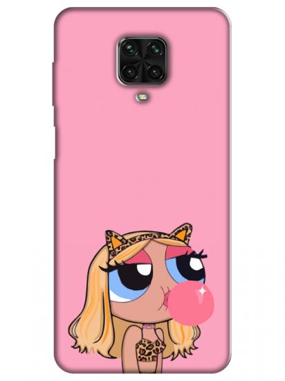 Redmi Note 9S Powerpuff Girls Pembe Telefon Kılıfı