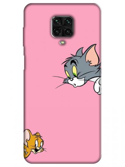 Redmi Note 9S Tom And Jerry Pembe Telefon Kılıfı