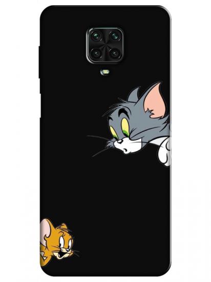 Redmi Note 9S Tom And Jerry Siyah Telefon Kılıfı