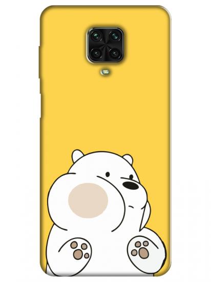 Redmi Note 9S Panda Sarı Telefon Kılıfı