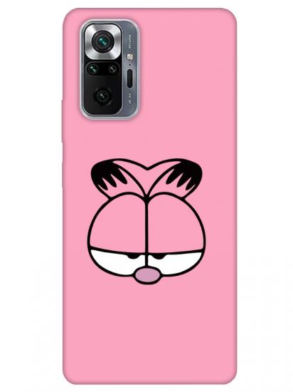 Redmi Note 10 Pro Garfield Pembe Telefon Kılıfı