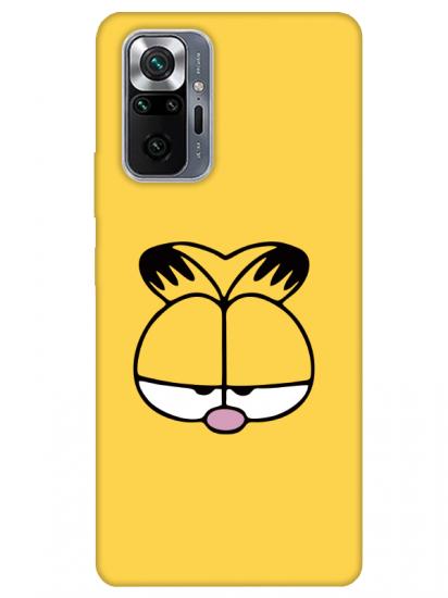 Redmi Note 10 Pro Garfield Sarı Telefon Kılıfı