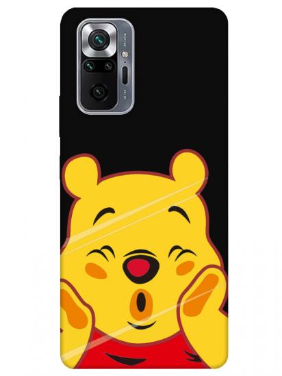 Redmi Note 10 Pro Winnie The Pooh Siyah Telefon Kılıfı