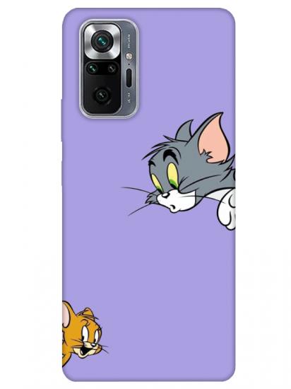 Redmi Note 10 Pro Tom And Jerry Lila Telefon Kılıfı