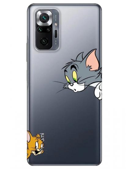 Redmi Note 10 Pro Tom And Jerry Şeffaf Telefon Kılıfı