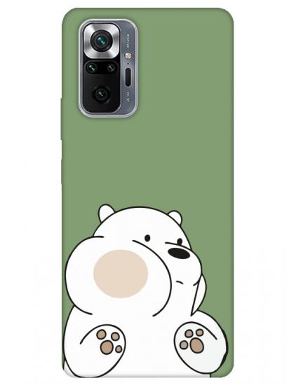 Redmi Note 10 Pro Panda Yeşil Telefon Kılıfı