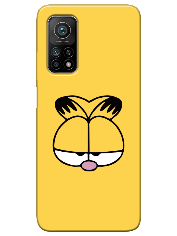 Xiaomi%20Mi%2010T%20Pro%20Garfield%20Sarı%20Telefon%20Kılıfı