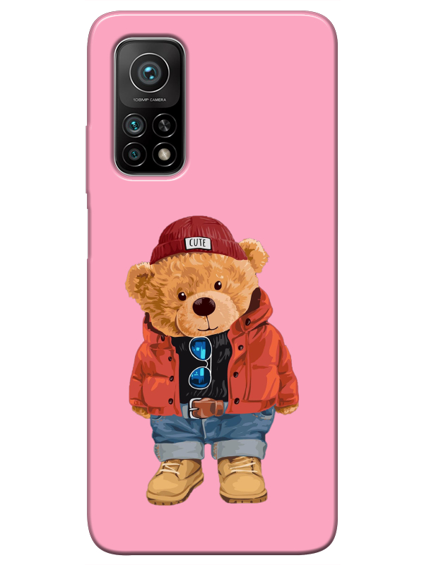 Xiaomi%20Mi%2010T%20Pro%20Teddy%20Bear%20Pembe%20Telefon%20Kılıfı