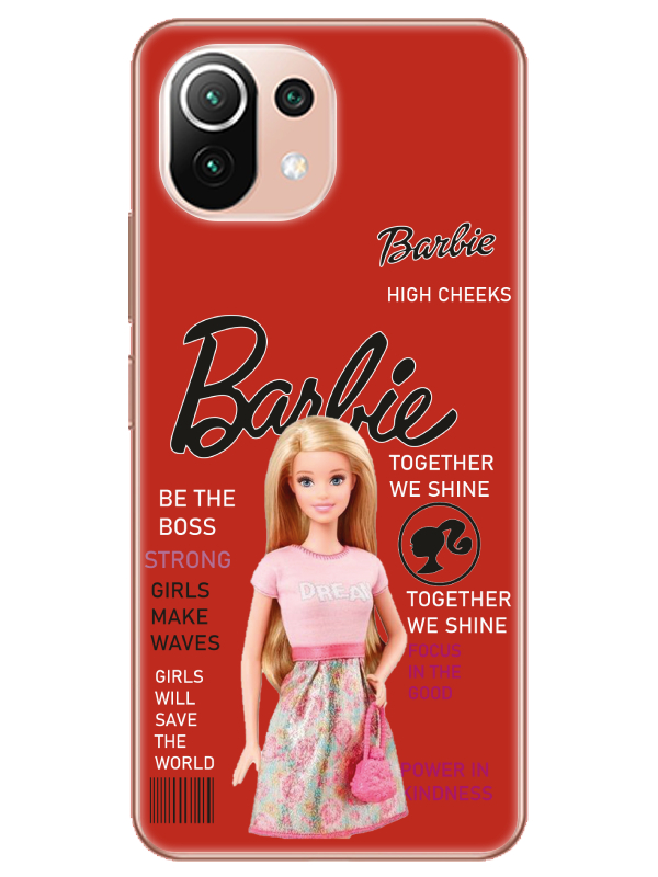 Xiaomi%20Mi%2011%20Barbie%20Kırmızı%20Telefon%20Kılıfı