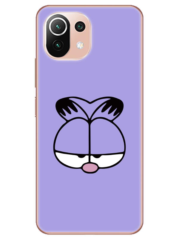 Xiaomi%20Mi%2011%20Garfield%20Lila%20Telefon%20Kılıfı