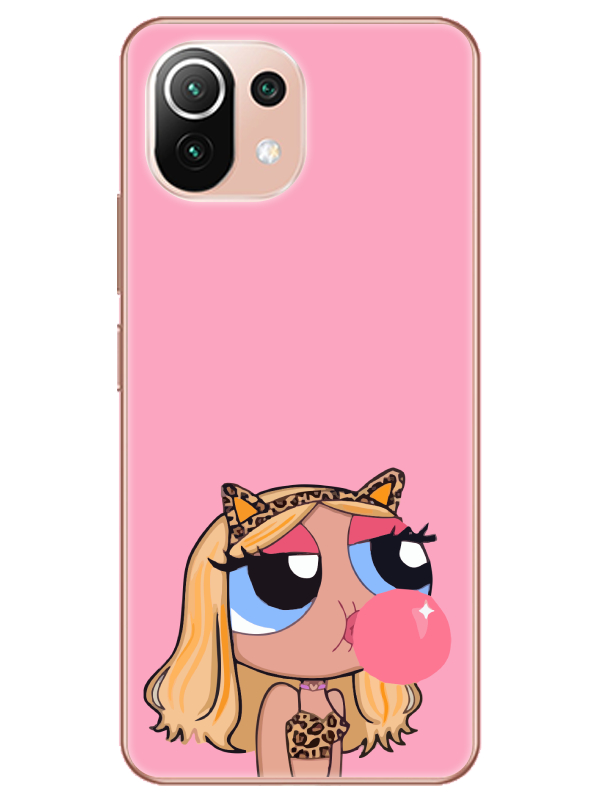 Xiaomi%20Mi%2011%20Powerpuff%20Girls%20Pembe%20Telefon%20Kılıfı