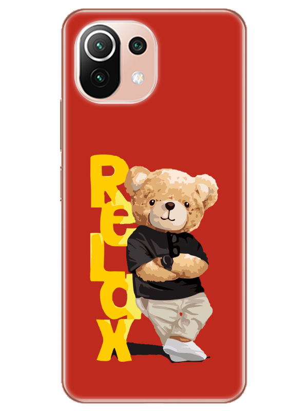 Xiaomi%20Mi%2011%20Teddy%20Bear%20Relax%20Kırmızı%20Telefon%20Kılıfı