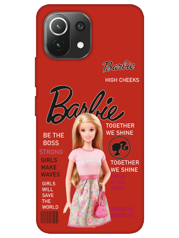 Xiaomi%20Mi%2011%20Lite%20Barbie%20Kırmızı%20Telefon%20Kılıfı