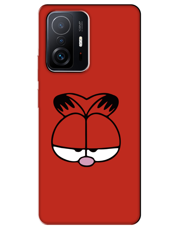 Xiaomi%20Mi%2011T%20Garfield%20Kırmızı%20Telefon%20Kılıfı