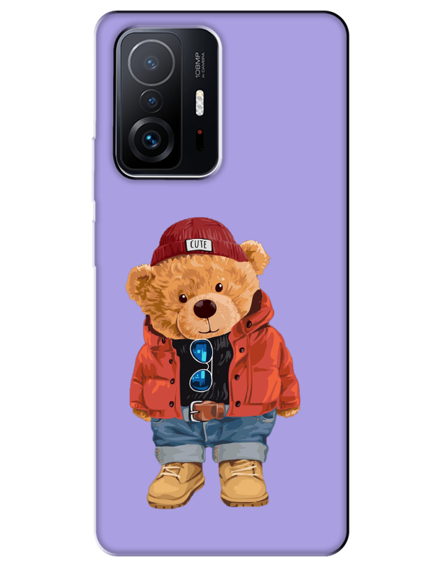 Xiaomi%20Mi%2011T%20Teddy%20Bear%20Lila%20Telefon%20Kılıfı