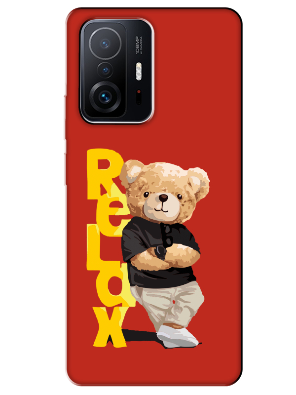 Xiaomi%20Mi%2011T%20Teddy%20Bear%20Relax%20Kırmızı%20Telefon%20Kılıfı