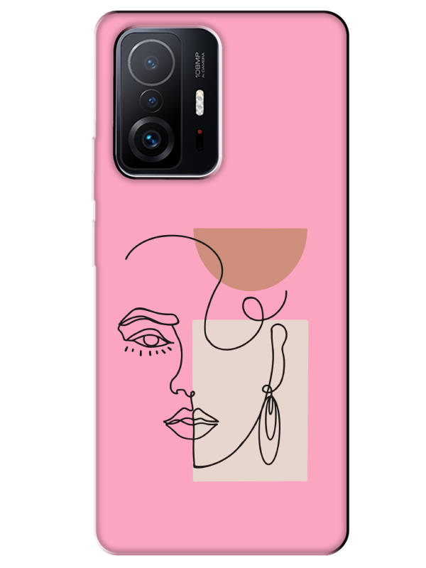 Xiaomi%20Mi%2011T%20Women%20Art%20Pembe%20Telefon%20Kılıfı