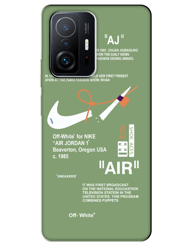 Xiaomi%20Mi%2011T%20Nike%20Air%20Yeşil%20Telefon%20Kılıfı