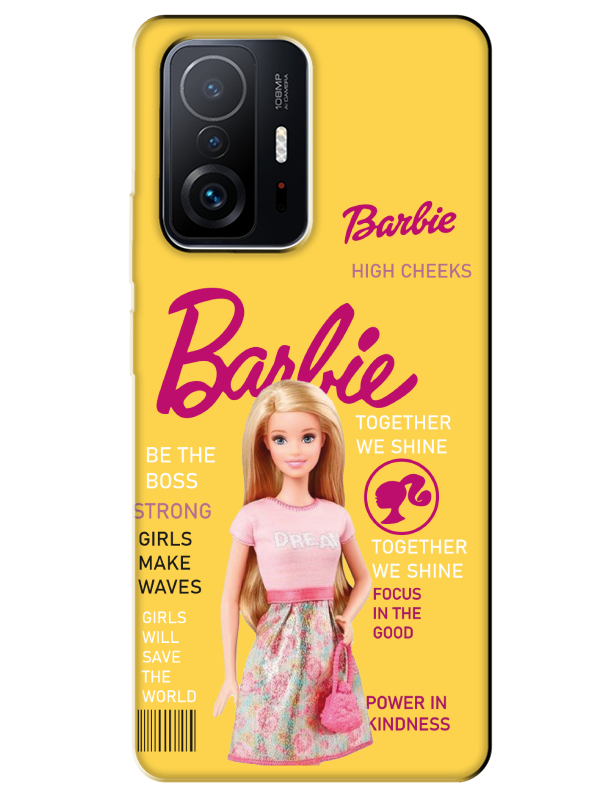 Xiaomi%20Mi%2011T%20Pro%20Barbie%20Sarı%20Telefon%20Kılıfı