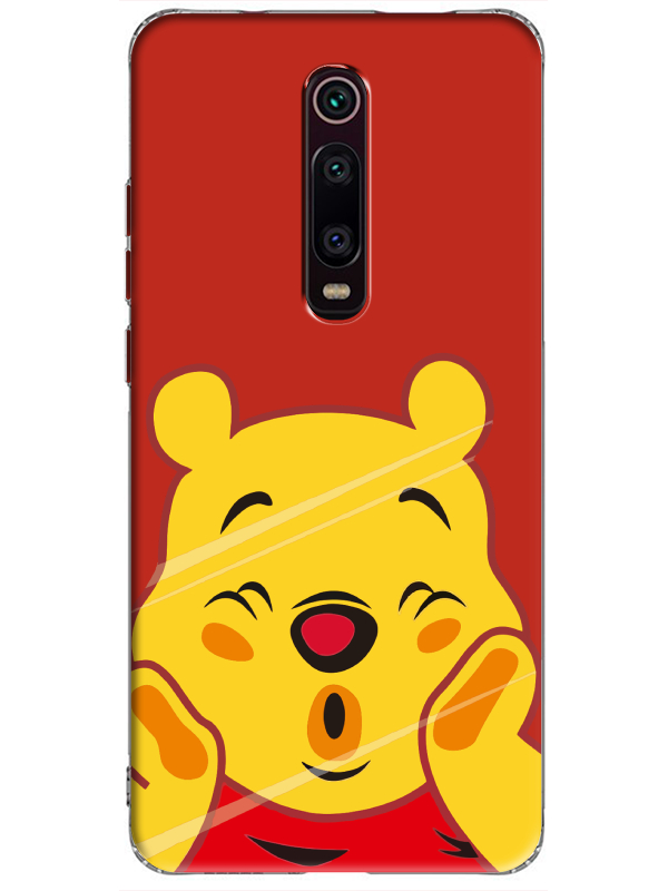 Xiaomi%20Mi%209T%20Winnie%20The%20Pooh%20Kırmızı%20Telefon%20Kılıfı