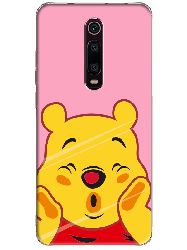 Xiaomi%20Mi%209T%20Winnie%20The%20Pooh%20Pembe%20Telefon%20Kılıfı