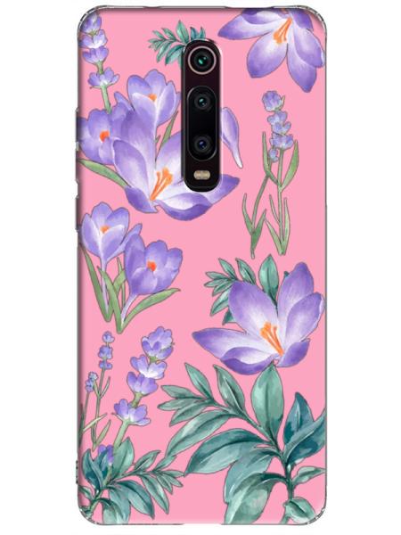 Xiaomi%20Mi%209T%20Kış%20Çiçeği%20Pembe%20Telefon%20Kılıfı