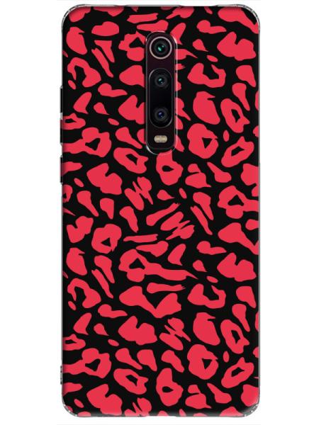 Xiaomi%20Mi%209T%20Leopar%20Desenli%20Siyah%20Telefon%20Kılıfı