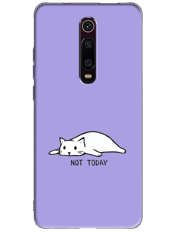 Xiaomi%20Mi%209T%20Not%20Today%20Kedi%20Lila%20Telefon%20Kılıfı