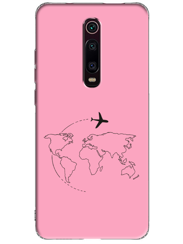 Xiaomi%20Mi%209TFace%20Art%20Pembe%20Telefon%20Kılıfı