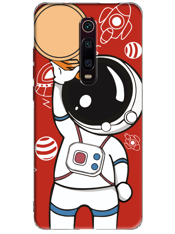 Xiaomi%20Mi%209T%20Astronot%20Kırmızı%20Telefon%20Kılıfı