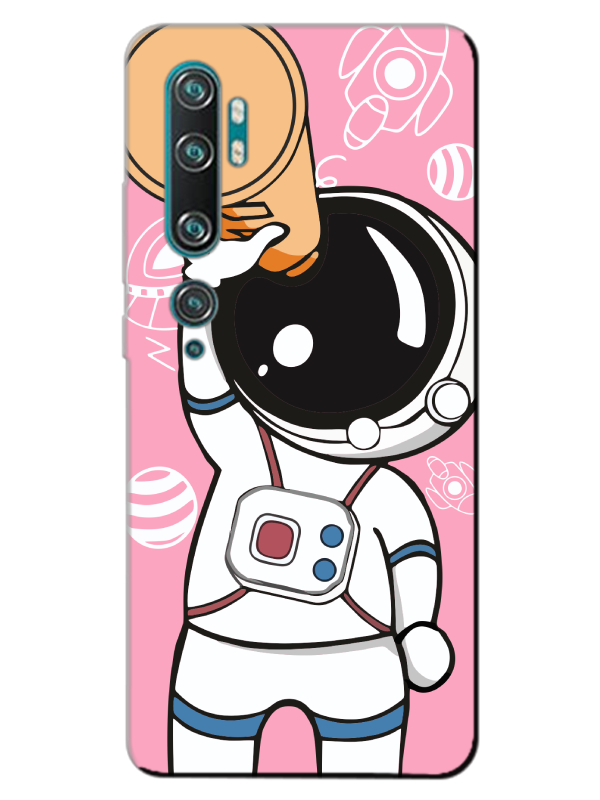 Xiaomi%20Mi%20Note%2010%20Astronot%20Pembe%20Telefon%20Kılıfı