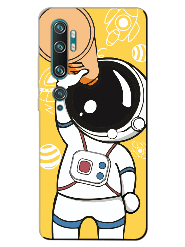 Xiaomi%20Mi%20Note%2010%20Astronot%20Sarı%20Telefon%20Kılıfı