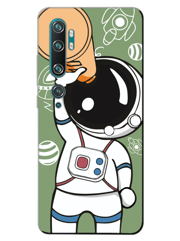 Xiaomi%20Mi%20Note%2010%20Astronot%20Yeşil%20Telefon%20Kılıfı