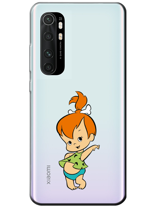 Xiaomi%20Mi%20Note%2010%20Lite%20Taş%20Devri%20Kız%20Bebek%20Şeffaf%20Telefon%20Kılıfı