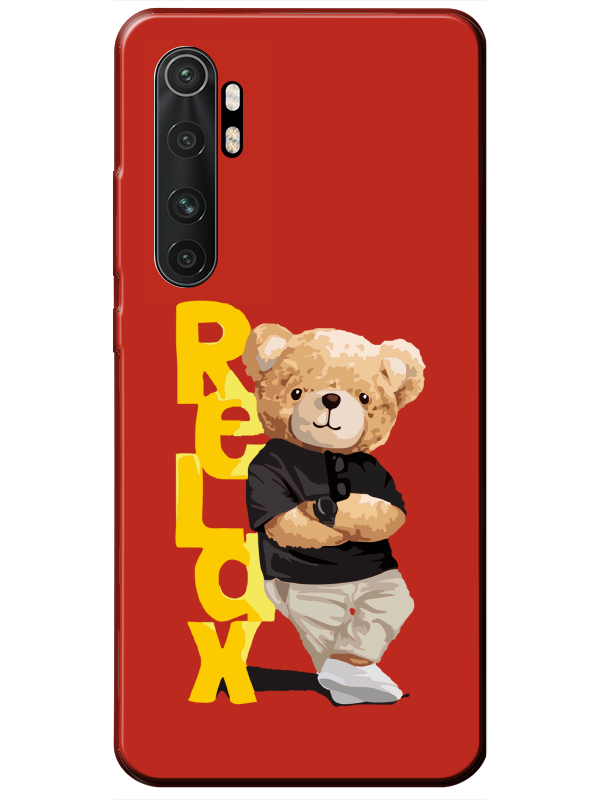 Xiaomi%20Mi%20Note%2010%20Lite%20Teddy%20Bear%20Relax%20Kırmızı%20Telefon%20Kılıfı