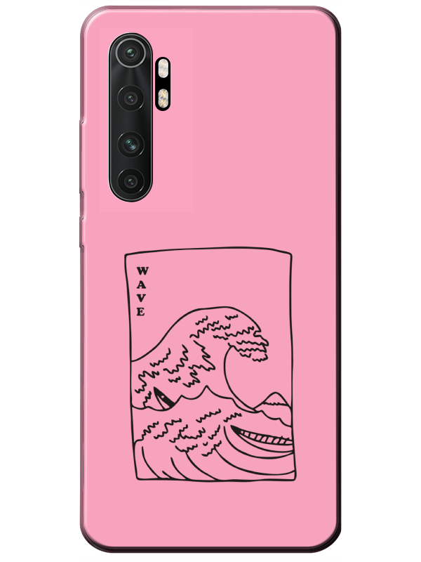 Xiaomi%20Mi%20Note%2010%20Lite%20Kanagawa%20Wave%20Pembe%20Telefon%20Kılıfı