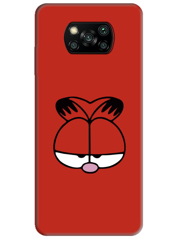 Poco%20X3%20NFC%20Garfield%20Kırmızı%20Telefon%20Kılıfı