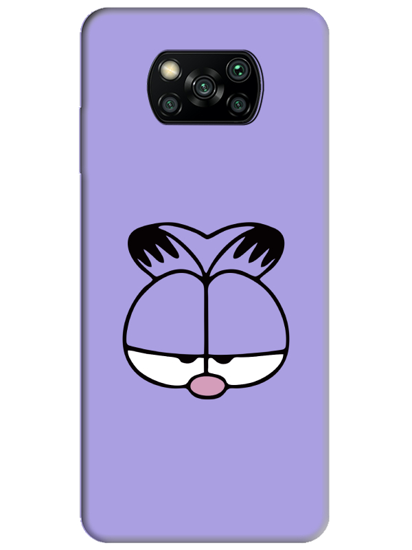 Poco%20X3%20NFC%20Garfield%20Lila%20Telefon%20Kılıfı