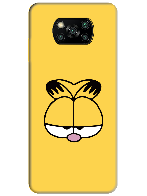 Poco%20X3%20NFC%20Garfield%20Sarı%20Telefon%20Kılıfı