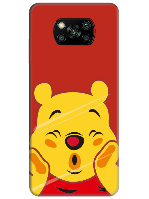 Poco%20X3%20NFC%20Winnie%20The%20Pooh%20Kırmızı%20Telefon%20Kılıfı