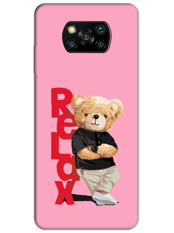 Poco%20X3%20NFC%20Teddy%20Bear%20Relax%20Pembe%20Telefon%20Kılıfı