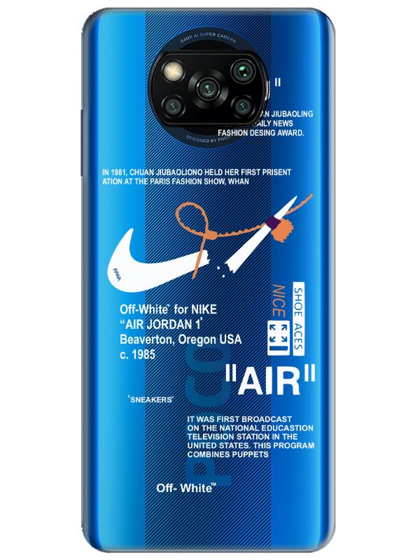 Poco%20X3%20NFC%20Nike%20Air%20Şeffaf%20Telefon%20Kılıfı